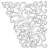 swirly feather element 004
